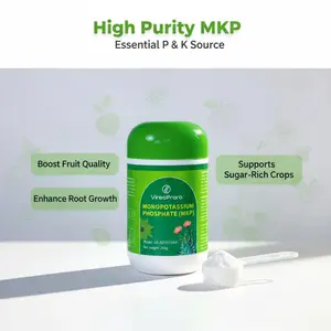 Potassium dihydrogen phosphate all-in-one plant nutrient. Promotes flowering, strengthens seedlings, boosts photosynthesis, and supports overall growth. A fast-acting, efficient supplement suitable for flowers, vegetables, fruit trees, and potted plants.