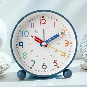 This Bedroom Alarm Clock Operates Silently, Making It Ideal for Use in Offices, Living Rooms, And Dorms. It Is Made of High-Quality Metal And Makes a Great Back-To-School Gift. It Requires 1 AA Battery (Not Included)