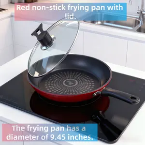 Stick Home Use Oil-Free Smokeless Flat Bottom Pan Induction Cooker Gas Stove Flat Bottom Pan Household comal para tortillas t Beef Steak Pancake Pan Small Wok Frying Pan Gas Stove Induction Cooker Special Flat Bottom comal para tortillas Nonstick Cookware