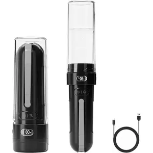 Portable Rechargeable Electric Bidet Sprayer with 3 Pressure Waterproof for Personal Hygiene Cleaning at Home Office Travel Camping Black