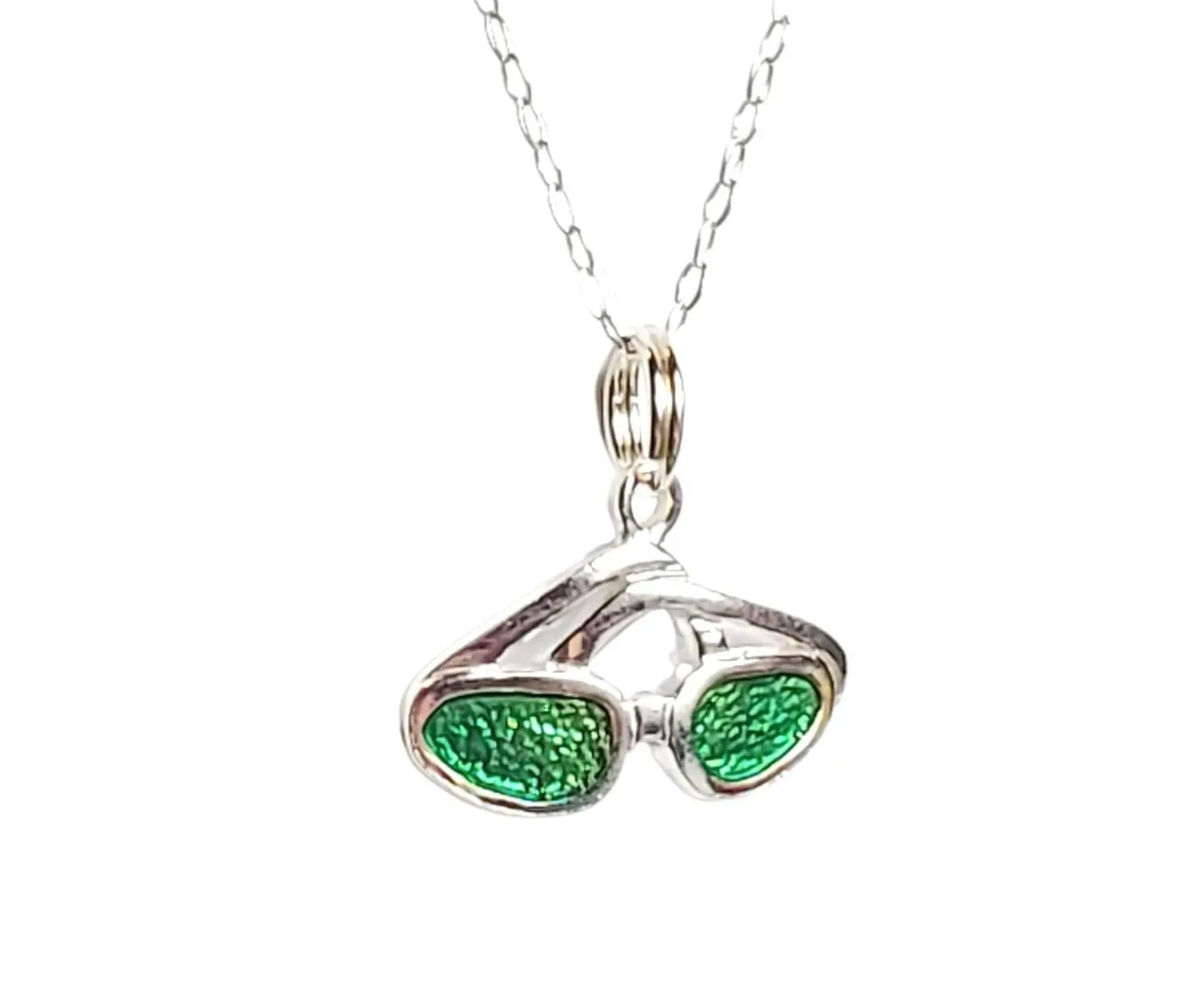 Dainty Layering Sterling Silver Sunglasses Necklace