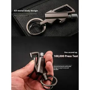 Permanent Match Infinity Lighter with MultitoolKeychain Bottle Opener, Reusable WaterproofMatch Strike Anywhere, Forever Flint Fire Starterfor Outdoor Survival, for Men multi-functional