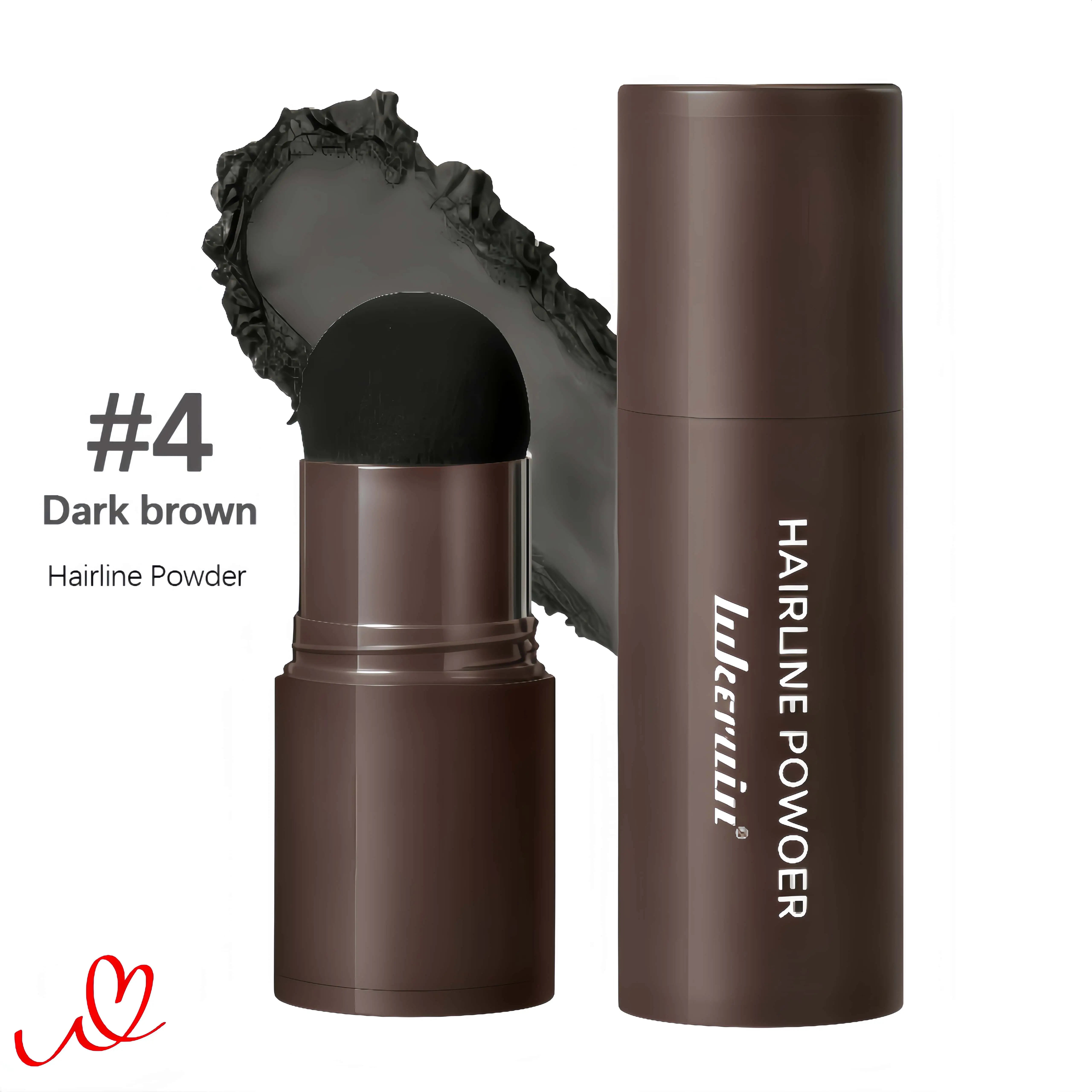3-in-1 Natural Effect Hairline Cover Powder Stick - Instant Hairline Fill, Weightless Scalp, Waterproof, Smudge-Proof, Portable, Long-Lasting Hair Coloring Stick for Travel & Daily Use