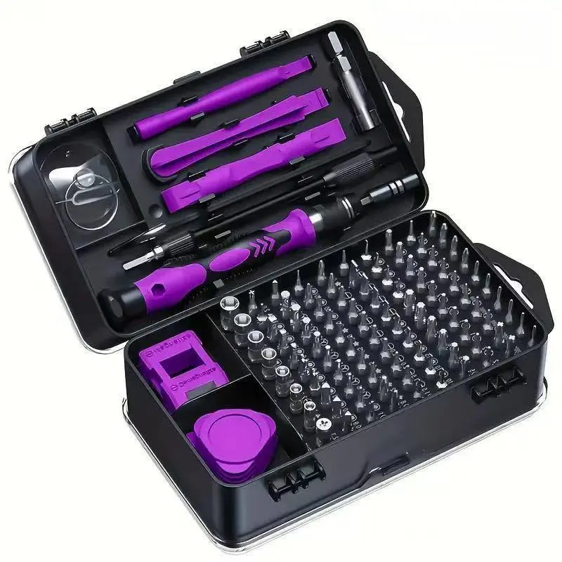 115-in-1 screwdriver set for watch, computer, mobile phone disassembly, maintenance and telecommunications tools and screws