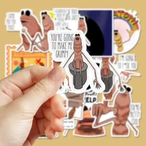 Marcus Vrchat Stickers, Marcus the Worm Sticker, VR Chat Meme Stickers, Waterproof Vinyl, marcus vr stickers, vrchat trending