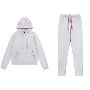 Extra Baggy Graffiti Lined Fleece Tracksuit Set, 2000s Retro Flared Sweatpants & Zip-Up Hoodie, 400GSM Heavyweight Urban Street Style, Multi-Color For Men & Women Co-Ord for Men Women Fall Winter Casual & Music Festival Daily Outfit