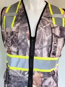 FX High Visibility Reflective Camouflage Safety Vest (CAMO SAFETY VEST)
