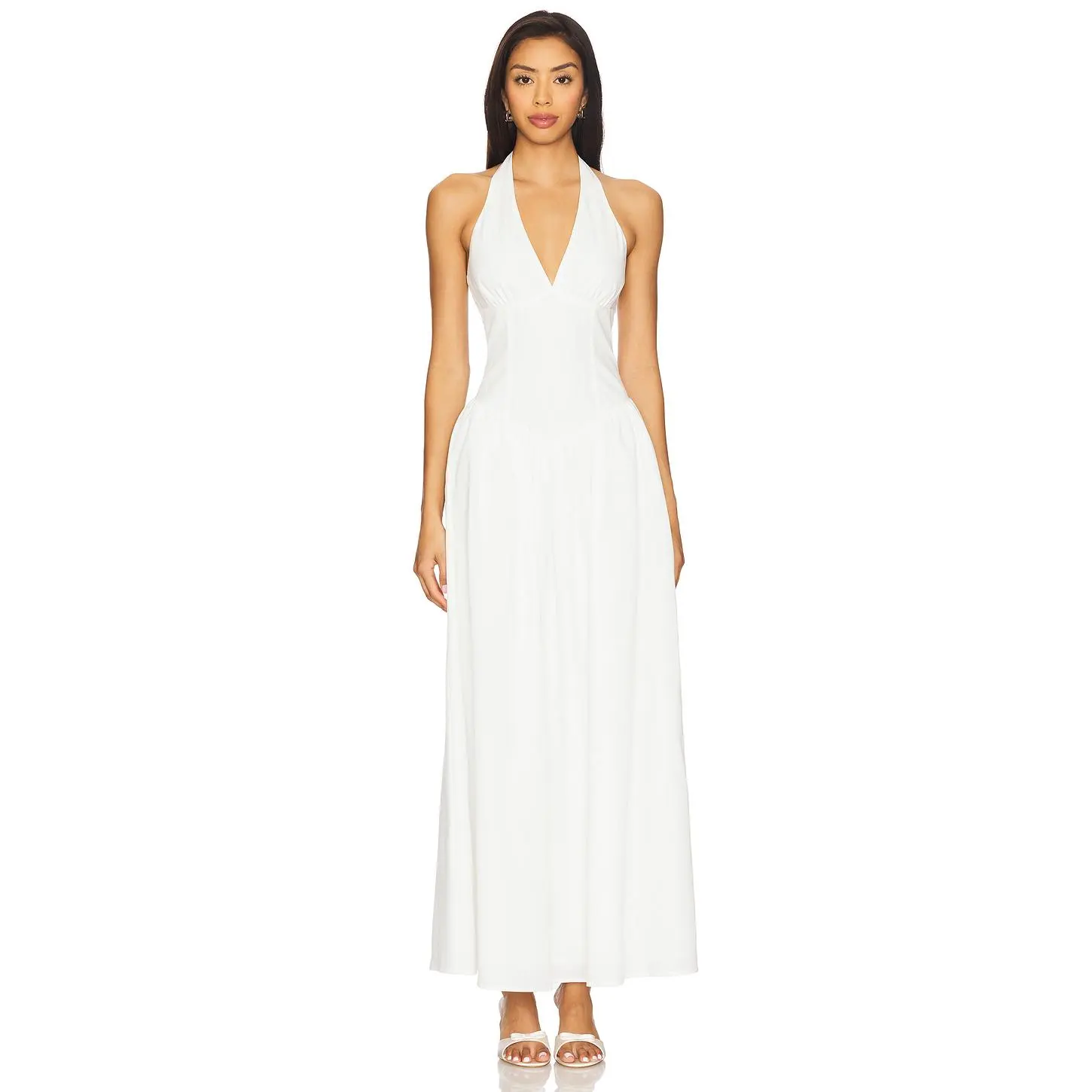 MORE TO COME Bexley Maxi Dress in White