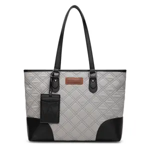 Wrangler Tote Bag for Women Soft Quilted Purse Puffy Shoulder Bags