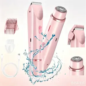 Bikini Trimmer Electric Razors for Women,Usb Fast Charging Cordless Shaving Device,Skin Friendly Daily Grooming Tool,Easy Rinse Portable Beauty Clipper Suitable for Multiple Body Areas And Daily Personal Care Use.giftsetswomen