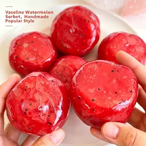 Watermelon Smoothie Squishy Stress Relief Toy - Soft Squeeze Fidget Item with Crinkly Sound, Slow Rising Decompression Sensory Plaything, Ideal Gift for Collectors