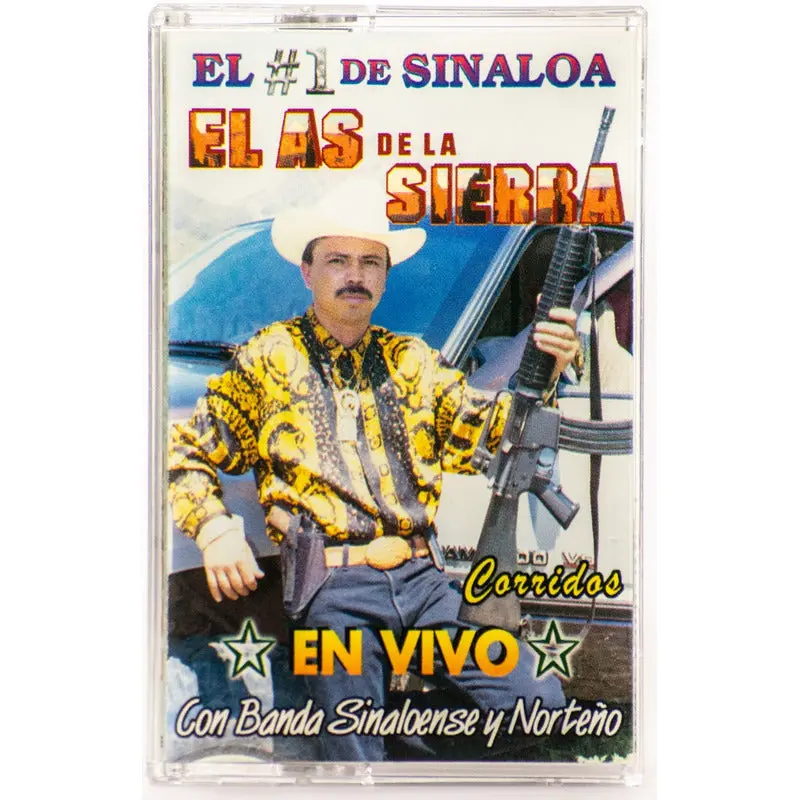 Original cassette of El As De La Sierra with Banda S. Live