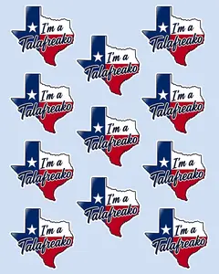 [Sticker Sheet] I'm a Talafreako Sticker Sheet, 2026 Talarico For Senate Sticker Sheet
