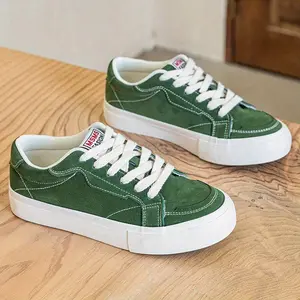 Sneaker Trainer Athletic Footwear for Women & Girls Green Closed-Top Running Shoes with Thick Soles Non-Slip Design for All Seasons Comfortable Durable Classic College Style Runner Training Red