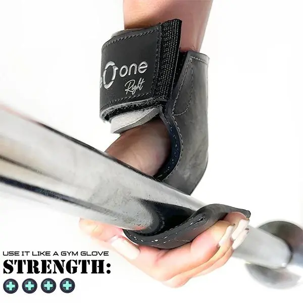 Super Grip - Heavy Duty Lifting Grips for Gym | Anti-Slip Weightlifting Hooks for Men & Women | One Size, Durable Rubber