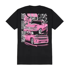 Chevy Silverado Pink Street Single-Cab Pickup Truck Graphic T-Shirt Hoodie Sweatshirt 2 Sided