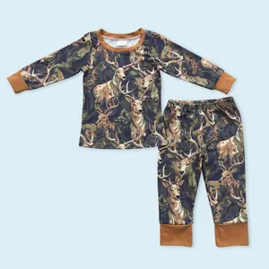 Toddle Baby Boy Hunting Season Deer Design Pajama Set