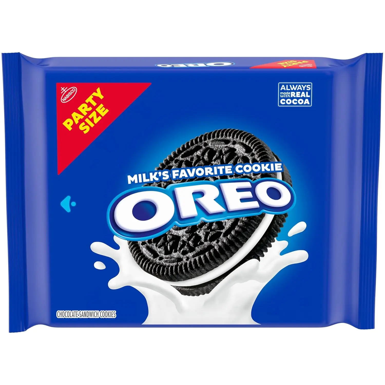 OREO Chocolate Sandwich Cookies, Party Size, 24.16 oz OREO Chocolate Sandwich Cookies, Party Size, 24.16 oz