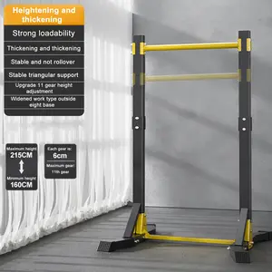 Pull Up Station, Portable Pull-up Bar Station, Free Standing Pull Up Bar for Home Gym, Pull Up Stand Station 400LBS with 11 Gears Adjustment