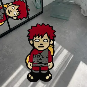 Cartoon Character Pattern Floor Mat, Non-slip Soft Floor Carpet, Cartoon Pattern Rug, Washable Floor Mat, Machine Washable Rug, Kawaii Rug for Home Living Room Bedroom Decor