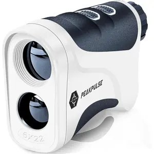 PEAKPULSE 650 Yards Golf Range finder with Slope Golfing Distance Measurement 6X Magnification 0.5 Yard Accuracy Flag Pole Locking Vibration
