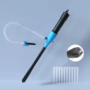 Portable Battery Powered Liquid Transfer Pump – 2.2 GPM for Gasoline, Diesel, Water & Fuel – Multi-Function Electric Siphon Pump with Upgraded Filter Bag and Clip