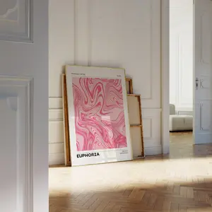 Euphoria Poster, Pink Wall Art, Trendy Wall Art, Aesthetic Room Decor, Poster and Print, Dorm Posters