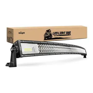 Nilight 52-Inch 783W 78000LM Curved Triple Row Flood-Spot Combo Beam LED Light Bar, LED Work Lights for Off-Road Driving, Trucks, Led Lights Offroad Lighting Super Bright Led