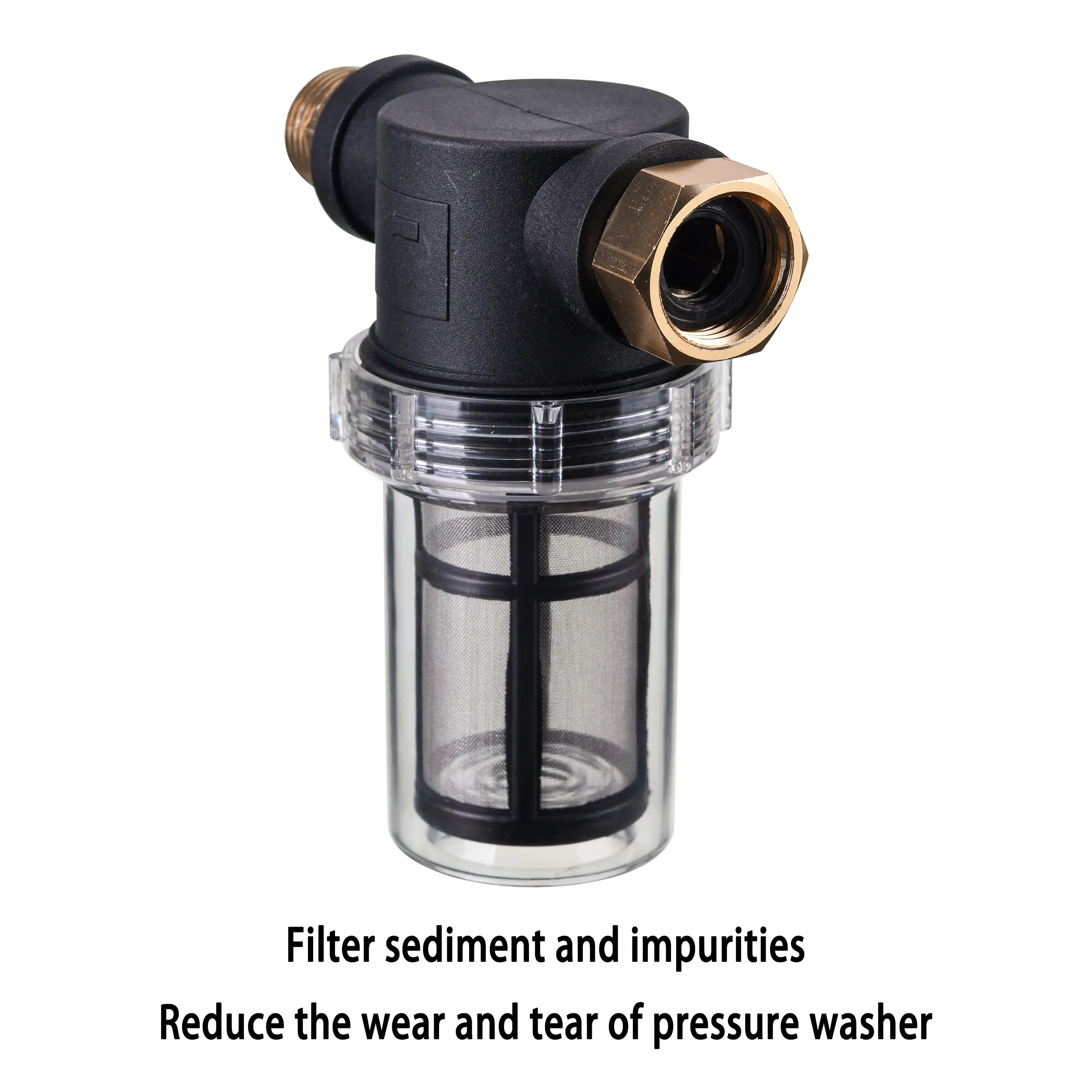MMINGLE Garden Hose Filter for Pressure Washer Inlet Water Inline ...