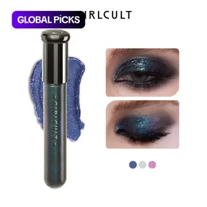 GIRLCULT Quick-drying Glitter Liquid Eyeshadow, High Pigmented Shimmering Eye Shadow Stick, Colorful Eye Makeup Products, Cosmetic, Glitter Eyeshadow, Glitter Beauty #GLOBAL PICKS