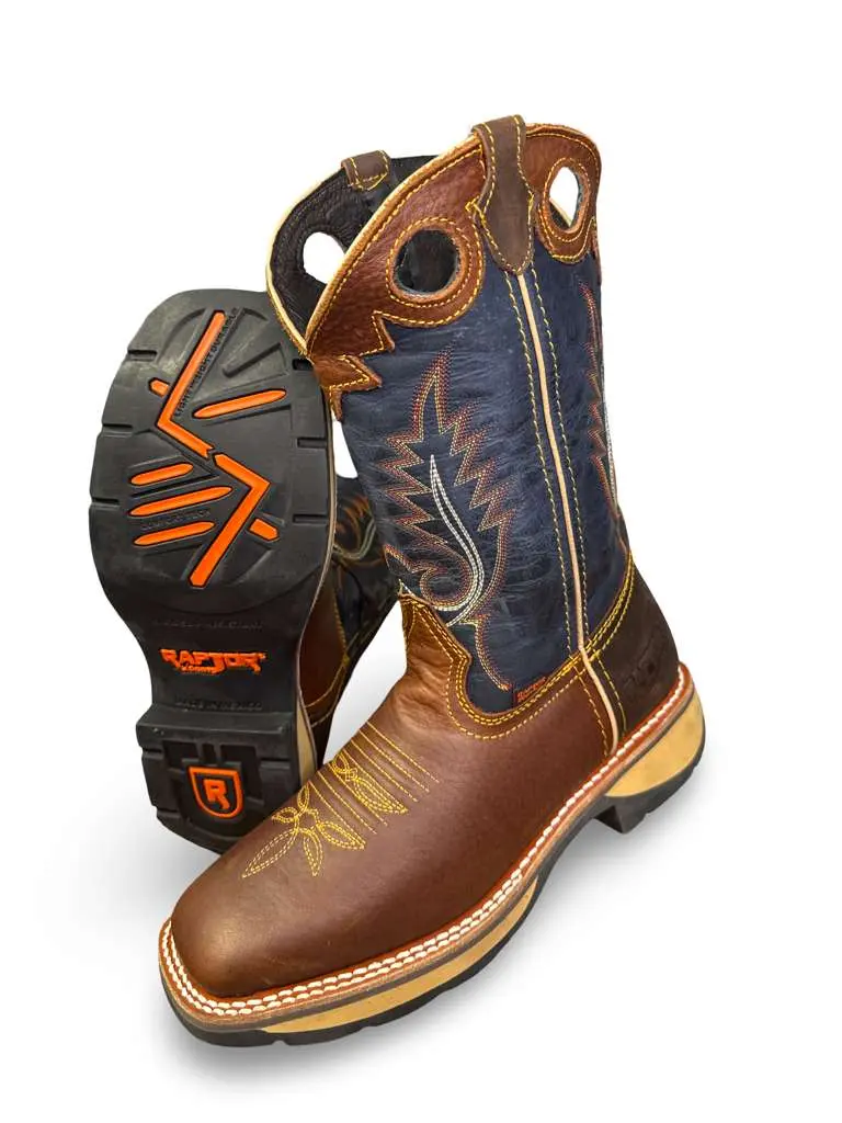 Texas Blue Raptor  210 Square Toe Boot Footwear