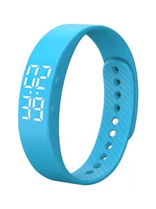 Smart Bracelet Student Children Sports Step Tracker Vibration Alarm LED Digital Electronic Watch, Fitness Activity Monitor, Daily Reminder