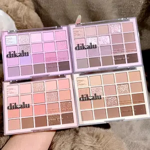 Spring Series 20-Color Eyeshadow Palettes, Korean Nude Oatmeal & Rose Shades, Matte & Shimmer Effects, Radiant Makeup Look