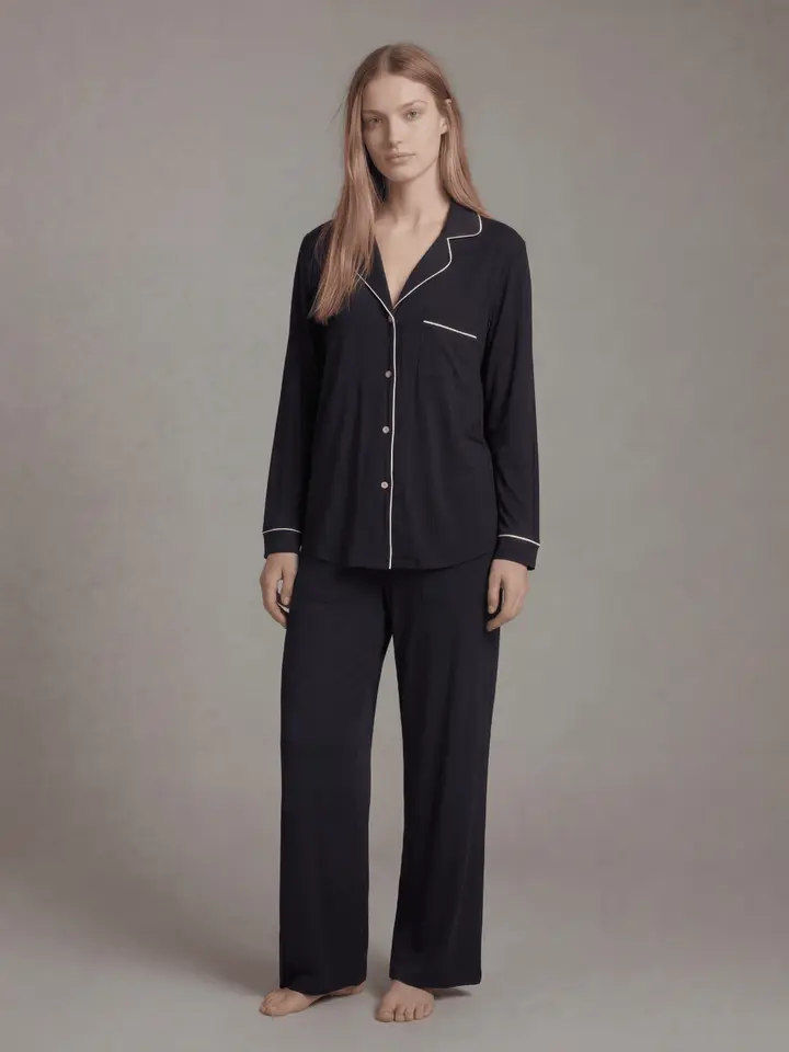 Women's Butter Soft Pajama Set | Button Down Top & Pant
