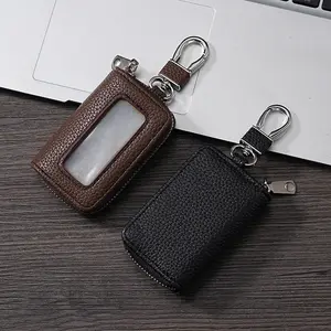 Keep Your Car Keys Organized & Secure - Portable Car Key Protector Key Holder with Zipper Case & Metal Hook