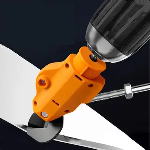 Industrial Drill‑Powered Sheet Metal Cutter Attachment Industrial Drill‑Powered Sheet Metal Cutter Attachment