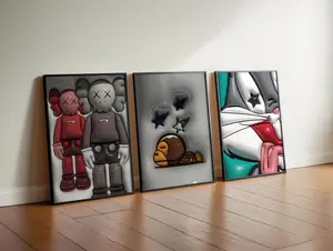 Set of 3 Hypebeast Wall Art, Men Room Poster, Game Space Poster (NO FRAME)