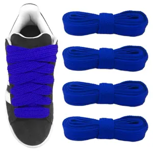 Thick 3/4" Width Flat Athletic Sneaker 54 Inch Shoelaces Footwear