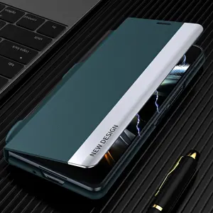 Fashion Phone Case with Pen Holder, 1 Count Shockproof Phone Protective Cover, Phone Accessory Compatible with Samsung Galaxy Z Fold 5