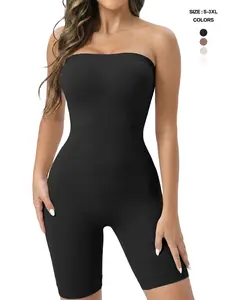 Strapless Shapewear Bodysuit Basic Butt Lifter Body Shaper for Women Underwear Under Dress Tummy Control full Body Shapewear Compression