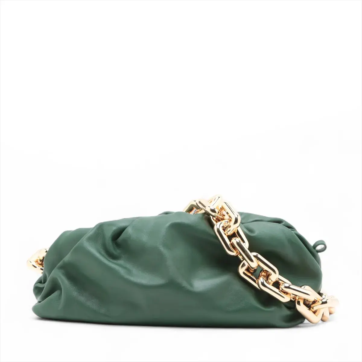 Pre-owned BOTTEGA VENETA 1 Shoulder Bags The Chain Pouch in Green