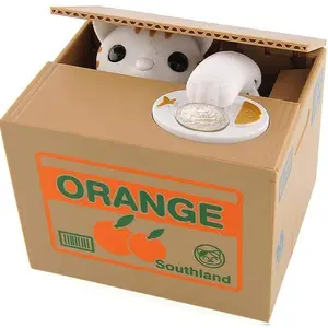 Barelove Kids Piggy Bank, ATM Coin Cash Money Counter Saving Can, Stealing Cute Mokey Electronic Smart Voice Prompt Piggy Bank Safe Locks, Great Gift fot Boys & Girls