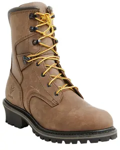 Hawx Men's 8" Logger Lace-Up Work Boot Soft Toe - Bhx00r0w901