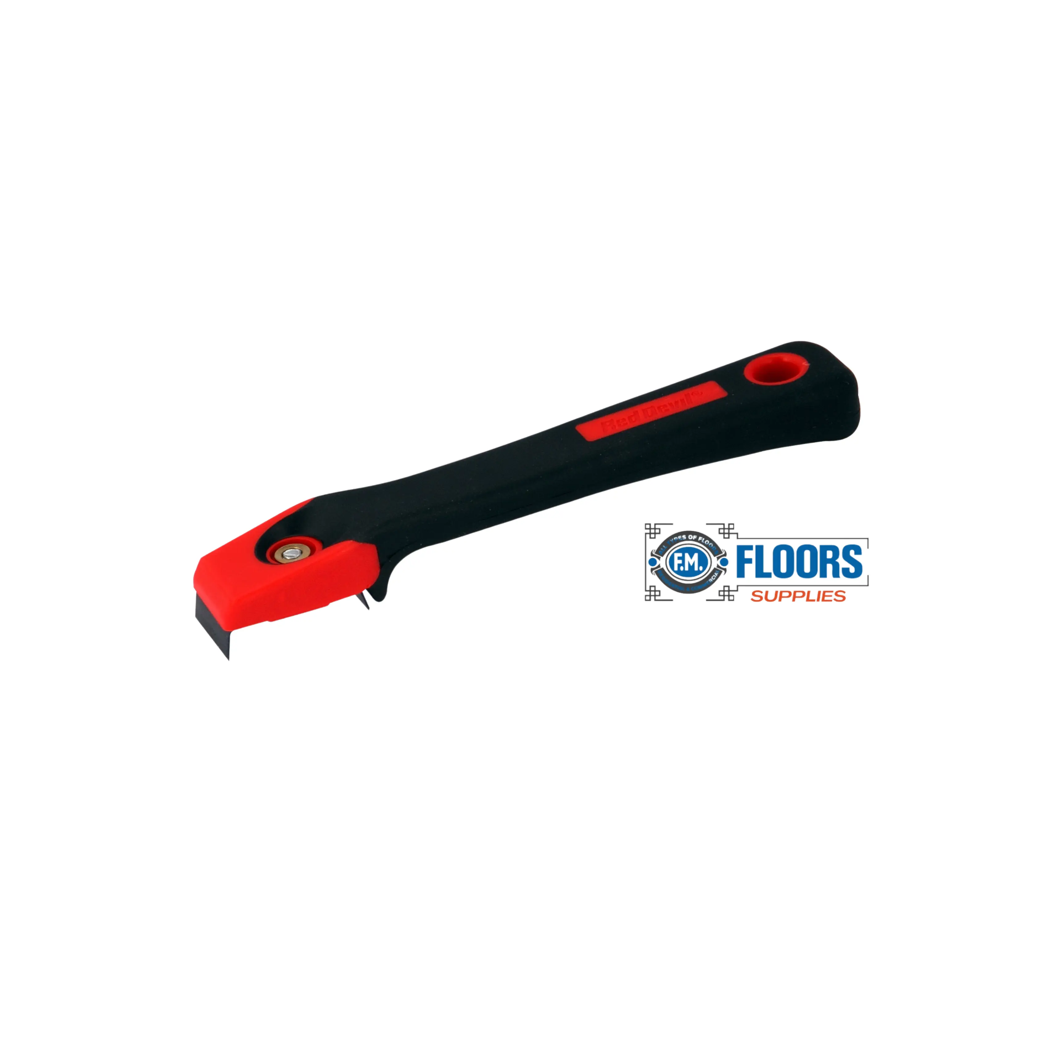 Red Devil 1 in Double-Edge Wood Scraper, High-Carbon Steel Blade Woodworking Tool, Lightweight Design, Polypropylene Comfort Grip, Easy-to-Use Building Supplies for Home Improvement Paint Projects