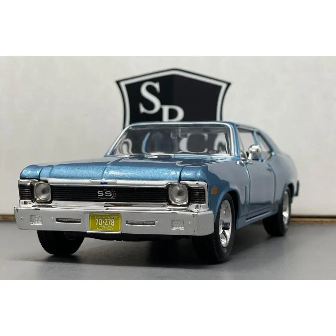 Chevrolet Nova SS Coupe - Blue - Maisto 1:24 Diecast