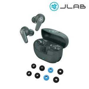 JLab Go Pods ANC True Wireless Earbuds & Cloud Foam Ear Tips with Hybrid Noise Cancelling, 7.5+ Hours Battery Life, USB-C Charging, IP55 Rating, Bluetooth 5.4, Android & iOS Compatible
