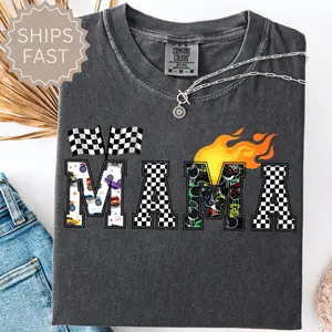 Monster Truck Dad and Mama Shirt, Monster Truck Shirt, Boy Birthday Party Shirts New Mom Boy Baby Shower Gift Unisex T-shirt
