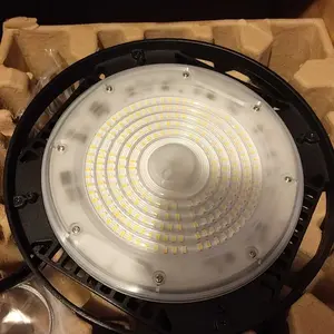 UFO LED High Bay Light 24000LM, 5000K Daylight, 700W MH/HPS Equivalent, IP65 Waterproof Shop Light with US Plug & 6 ft Cord for Warehouse Garage Factory
