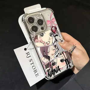 Phone Case: New Cute Cartoon Sexy NANA Phone Case, Suitable For iPhone 17 Air 16,15,14,13,12,11,Pro,MAX, Drop-Proof Transparent Soft Back Cover