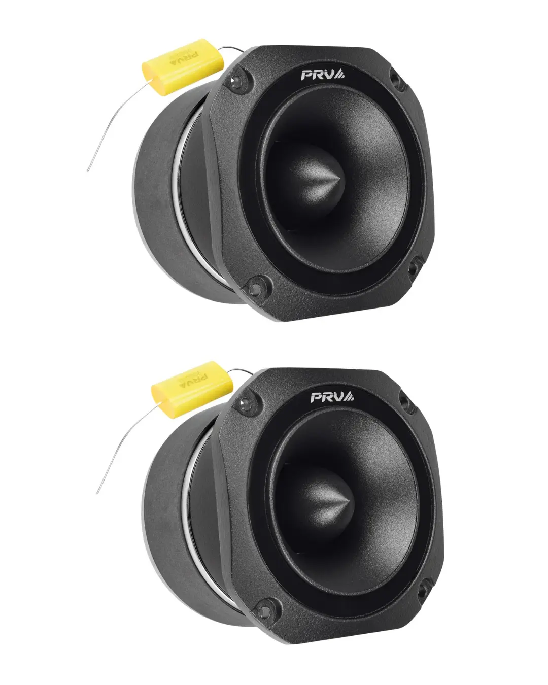 2x PRV Audio TW700Ti BLACK Titanium bullet Super Tweeter High frequency response 20,000 Hz 107 dB at 1W/1m sensitivity